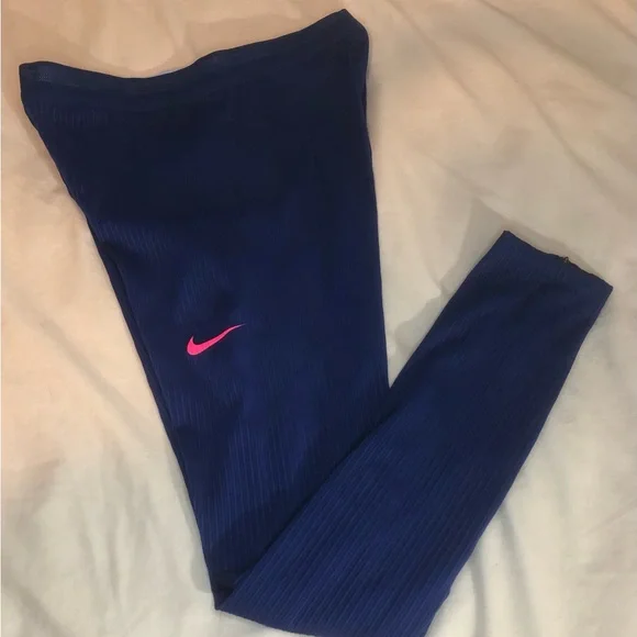 Nike 2023 Pro Elite Rosa Team Long Tights Blue Mens Size XXL New DX9059-000